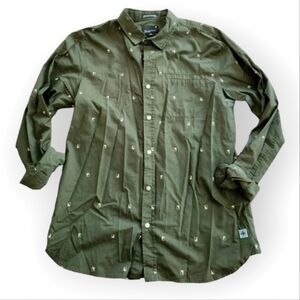 Tavik Beach Button Down Shirt Medium